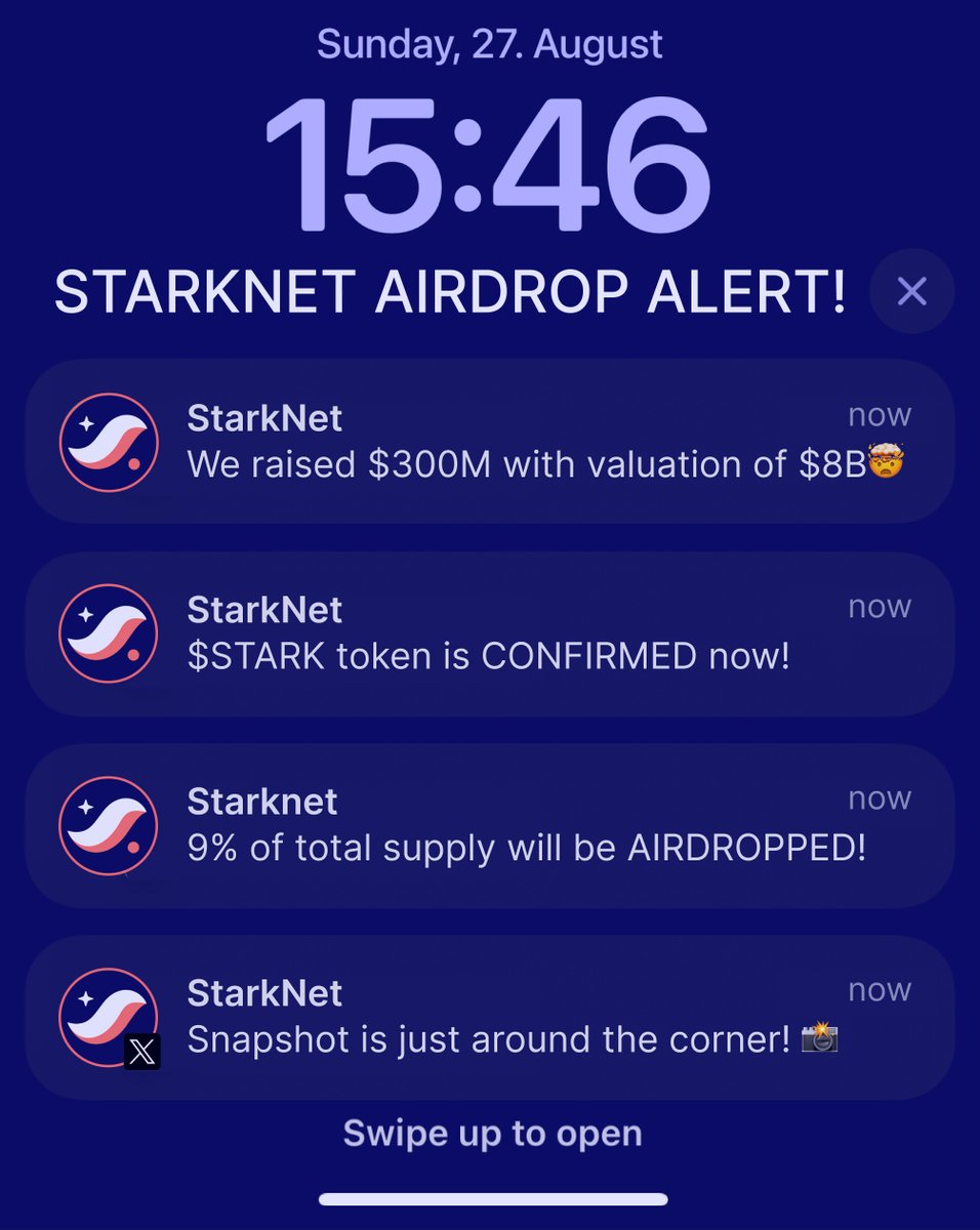 0xAristocrat's tweet photo. $STARK token is CONFIRMED.
9-% of tokens from the total supply will be distributed among the community via AIRDROP.

In this thread. I have compiled all the information you need to get AIRDROP TOKEN $STARK 🧵👇 https://t.co/HdOLWiWUmG