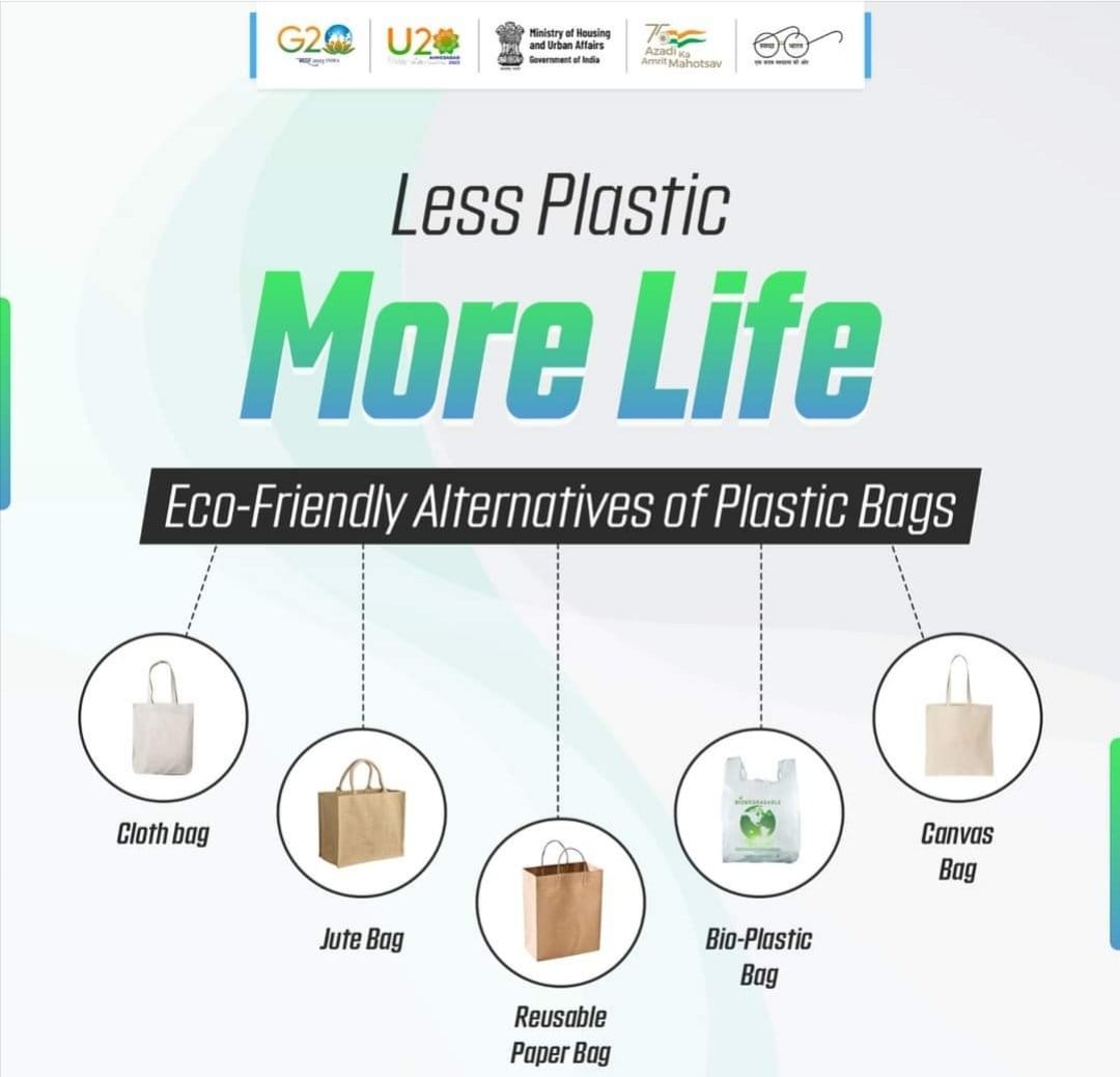 Use less plastic to free India from plastic pollution...
#PlasticPollution
#lessplastic
#garbagefreeindia
