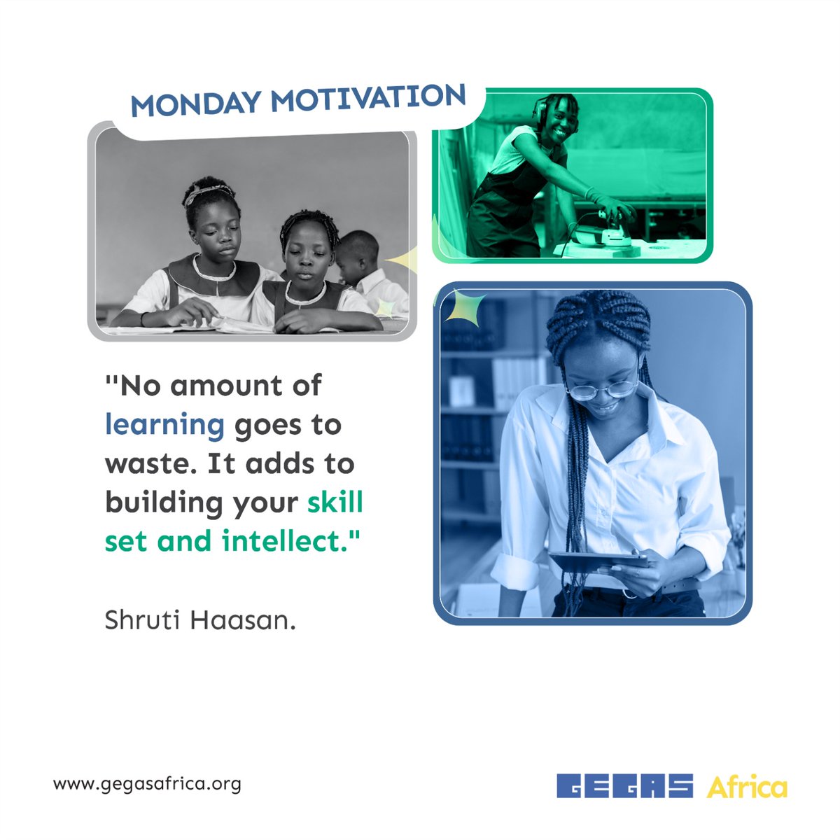 gegasafrica's tweet photo. Be inspired to fuel your growth and seize every opportunity for learning. Your journey to success starts with the power of knowledge! πͺβ¨
:
:
:
:
:
#GetEducatedGetASkill #intellect
#learning #knowledgeispower https://t.co/HZIIuF87OT