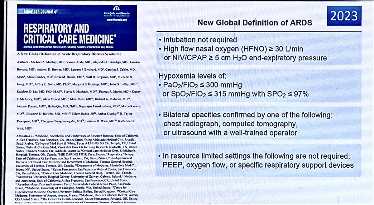 Jan De Waele MD (@criticcaredoc) on Twitter photo 🔥🔥🔥Hot off the press - the new Global Definition of #ARDS 
<a href="/ESICM/">ESICM</a> <a href="/turkishintensiv/">Türk Yoğun Bakım Uzmanları Derneği (TÜYUD)</a> #WICC2023 🔥🔥🔥Hot off the press - the new Global Definition of #ARDS 
<a href="/ESICM/">ESICM</a> <a href="/turkishintensiv/">Türk Yoğun Bakım Uzmanları Derneği (TÜYUD)</a> #WICC2023