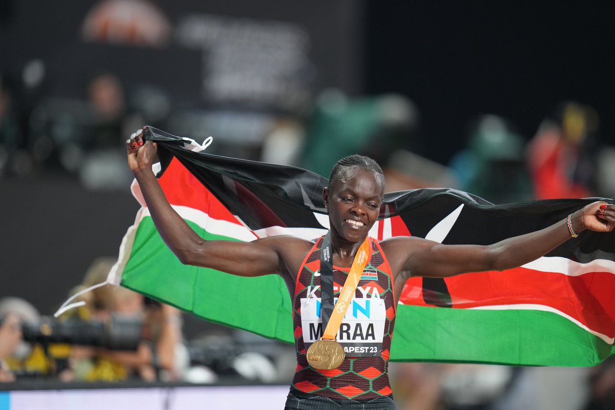 OlympicsKe's tweet photo. Nothing much, just a typical Monday in Kenya.
🇰🇪🏆🥇😜
#TeamKenya 
#MaryMoraa 
#FaithKipyegon https://t.co/NZgf6wPQ38