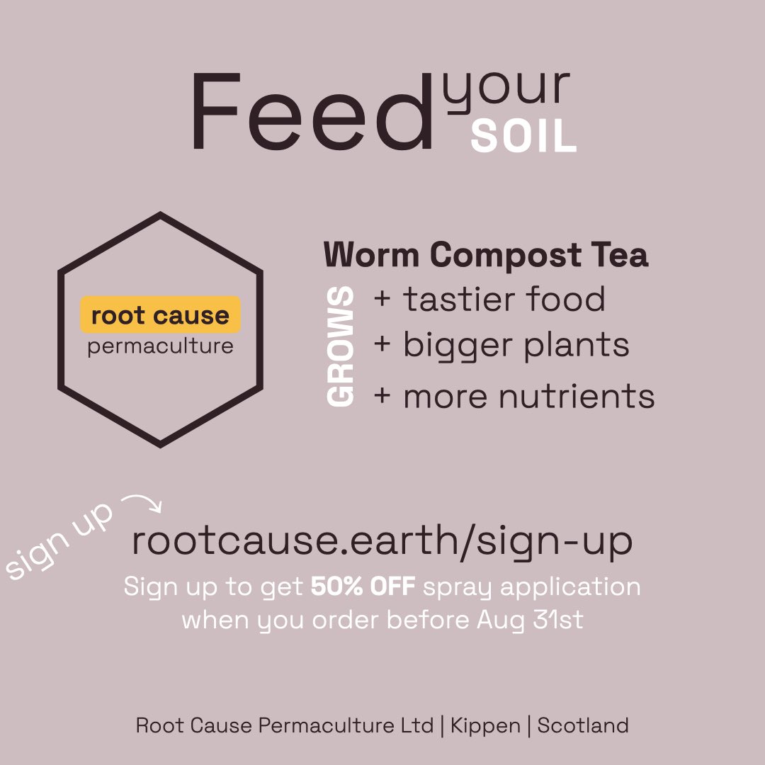RootCause_Earth's tweet image. Brewing this week!

🪱 Our Worm Compost Teas ☕️

✓ Increase the biodiversity of your soil.
✓ Make nutrients bioavailable for your plants.
✓ Natures immune system for pathogen resistance.

rootcause.earth

#Soil
#Worms
#CompostTea