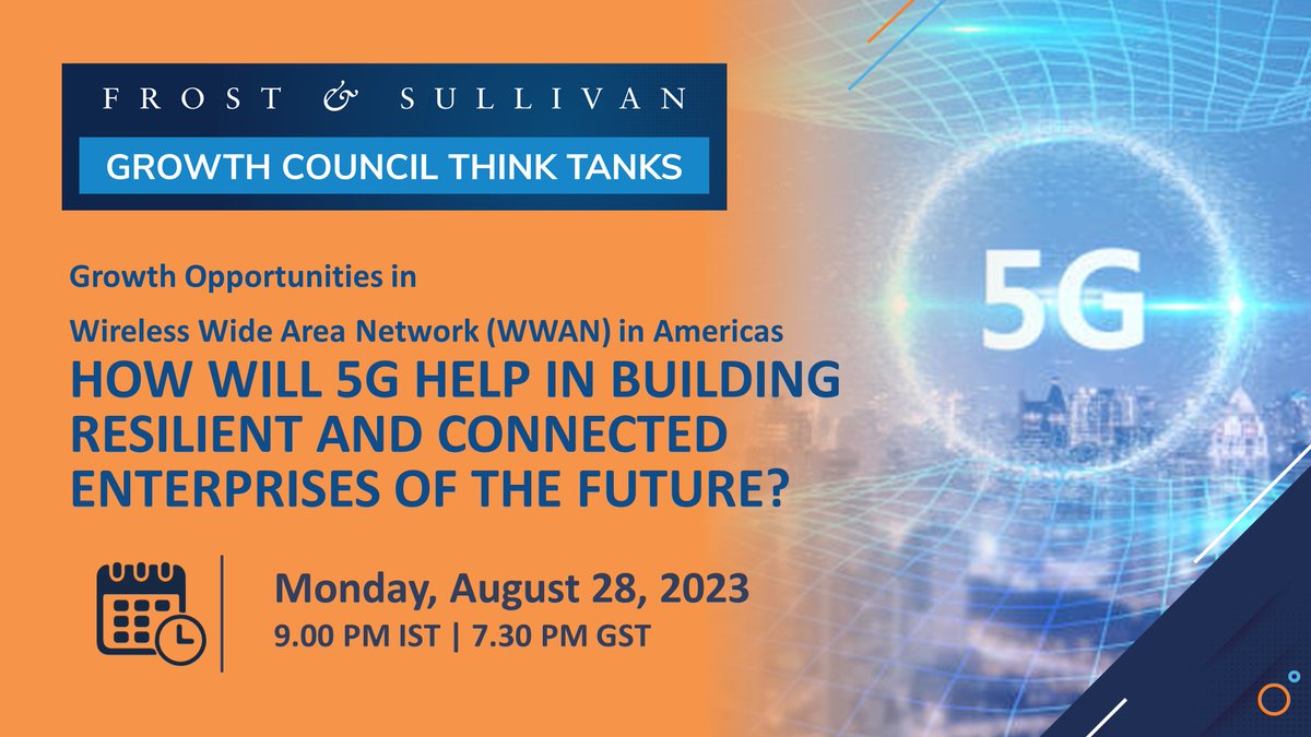 Curious about the next level of enterprise #digitaltransformation? 
Join our #ThinkTank TODAY to delve into the remarkable potential of #5G in building resilient #connectedbusinesses. 
Click here NOW: hubs.la/Q01Z6mL20

#5GTransformation #EnterpriseConnectivity #4G