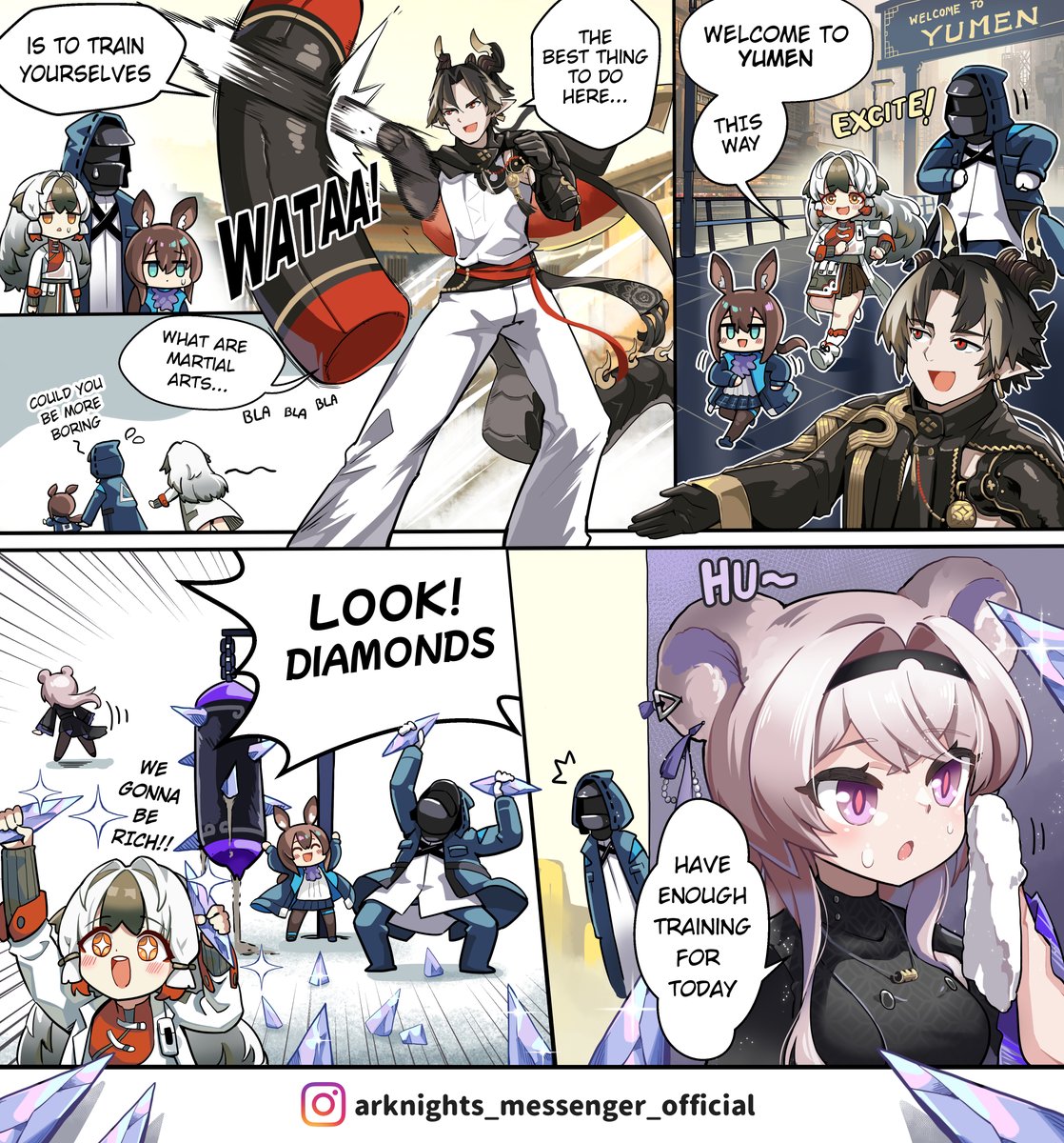 Trip to Yumen  Arknights_messenger_official comics  #Arknights #明日方舟 #アークナイツ #Yostar