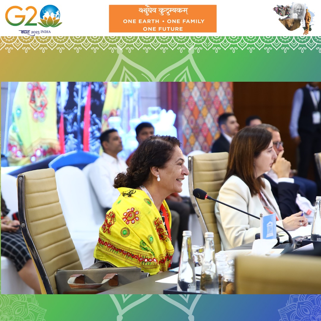 G20Gujarat's tweet photo. Session 1 on Opportunities in One Health, for Better Disease Control and Pandemic Preparedness took place at the 2nd CSAR in Gandhinagar. #G20CSAR #G20Gujarat #G20India 

@narendramodi @PMOIndia @CMOGuj @PrinSciAdvOff @PrinSciAdvGoI @G20_CSAR @g20org @InfoGujarat @PIB_India https://t.co/jn2Bv07iUa