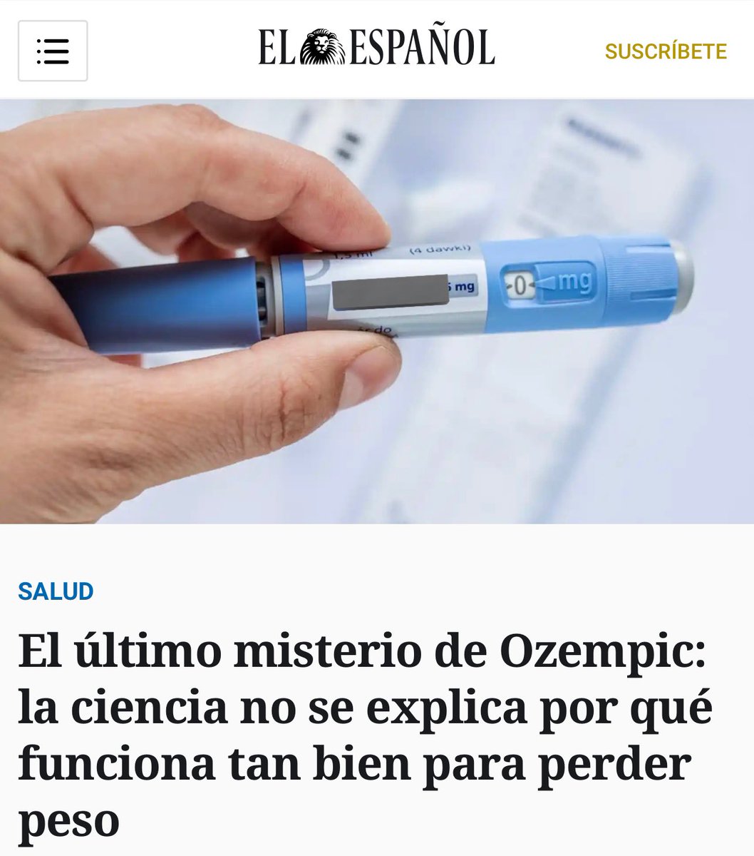 CristobMorales's tweet photo. https://t.co/uxGskbvCet “Cuando profundizamos, más allá de la pérdida de peso hay un beneficio en la salud. Y ahora se ha demostrado sin diabetes. Esto lo cambia todo porque es el sueño anhelado de todos, mantener un peso saludable” Gracias @MarcosDoGo @elespanolcom por dar luz a los avances en esta enfermedad huérfana, estigmatizada y olvidada @SociedadSeedo @sociedadSEEN @Vithas @HUVMacarena #SELECTtrial