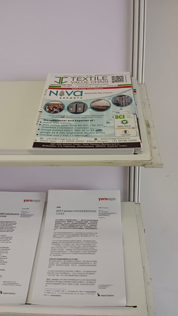 fvcmedia's tweet image. Yarn Expo and Intertextile Shanghai started with great spirit with a new show announcement in Vietnam.

#yarnexposhanghai #messefrankfurt #intertextile