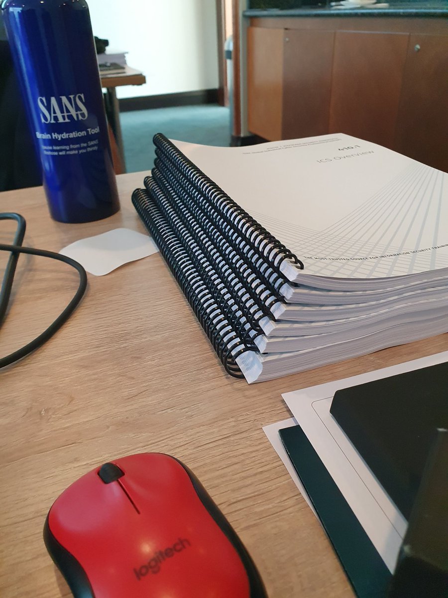 ddhaenen's tweet photo. Excited to spend 6 days deep diving on ICS/SCADA security... Haven't had a stack of books like this since university 😅 #sans https://t.co/qpT2FN0rP0