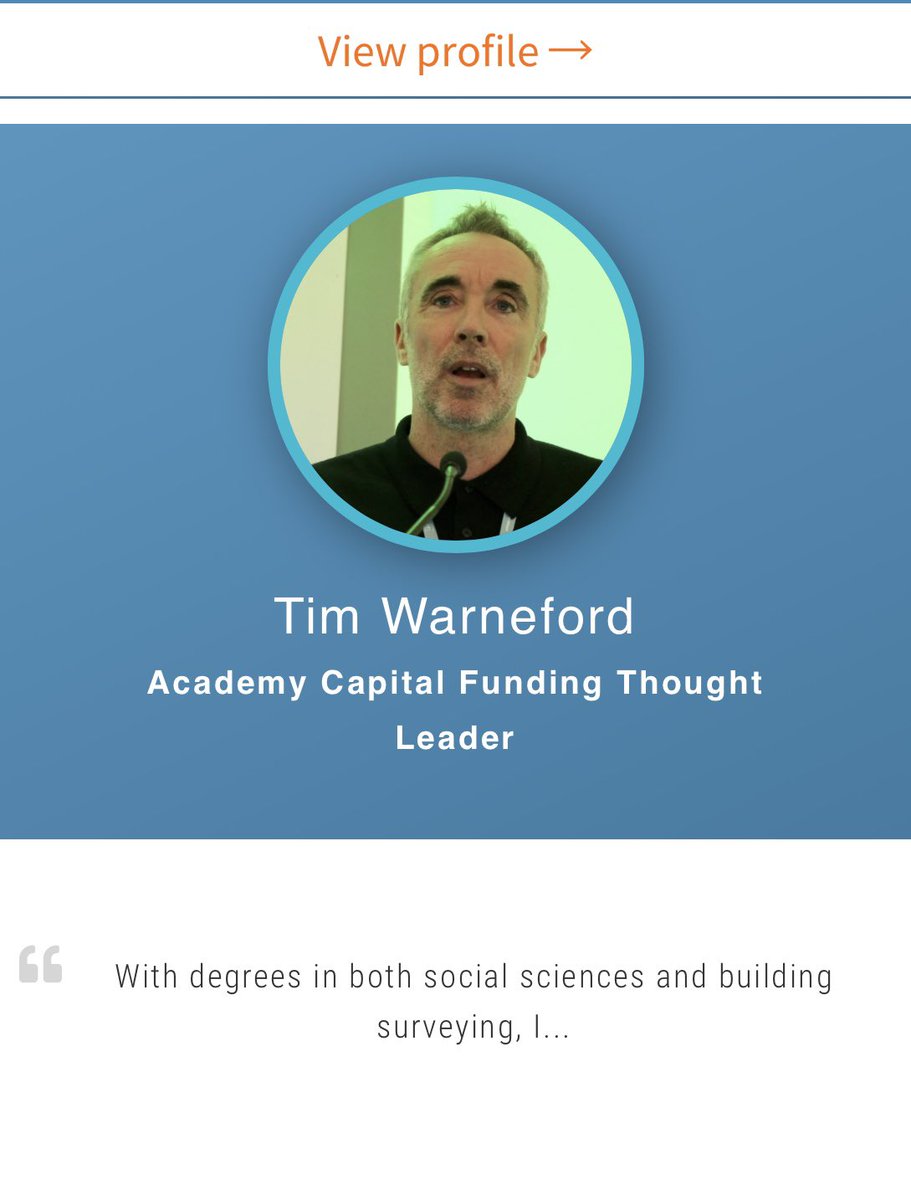 TimW1901's tweet photo. https://t.co/ZDAoWWU6rx
Excited to be joining forces with such a distinguished panel of #academyschool sector experts. #developingthetrust https://t.co/oYoTcAnYYQ