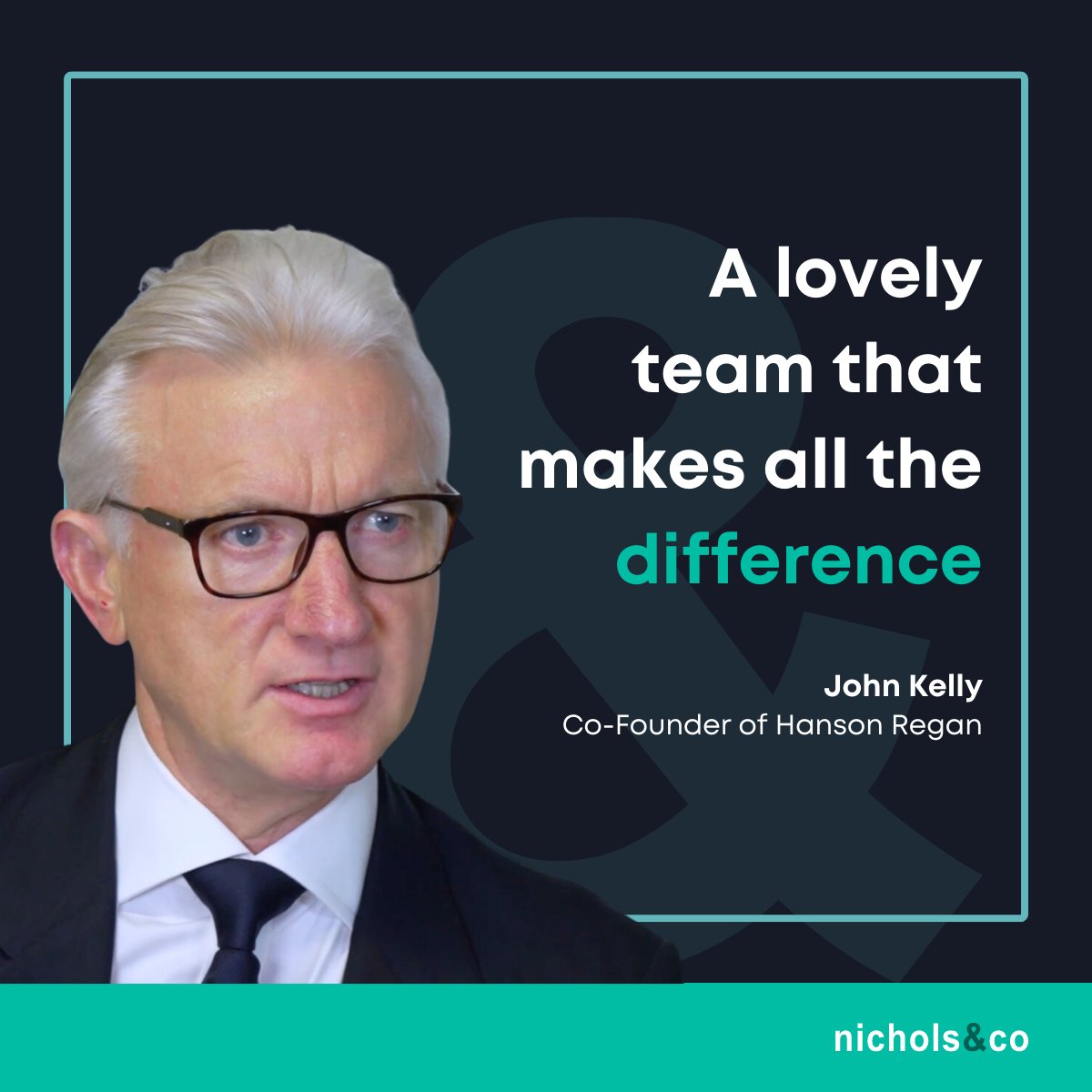Ever wonder why companies across the UK rely on Nichols & Co for their accounting needs?

Hear it straight from John Kelly, co-founder of Hanson Regan, watch the full testimonial here.

bit.ly/3OIBBNK

#NicholsAndCo #UKAccountancy #ClientTestimonial #BusinessSuccess
