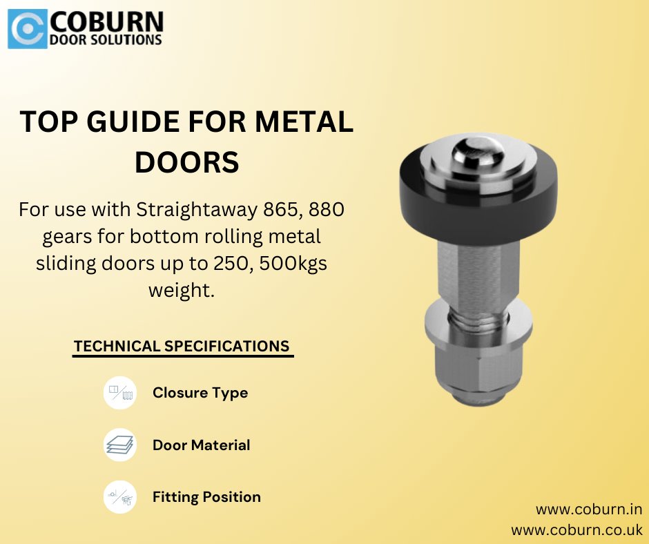 Top guide for metal doors @coburn
#metaldoors #coburn #hardware #track #Doors #interiordesign #interiordecor #homedecor #interiordesignmasters #hometomyheart #TwitterX #tweetup #Trending #advertising #postype #MondayMood #qualitydoor #postoftheday #post #straightaway100