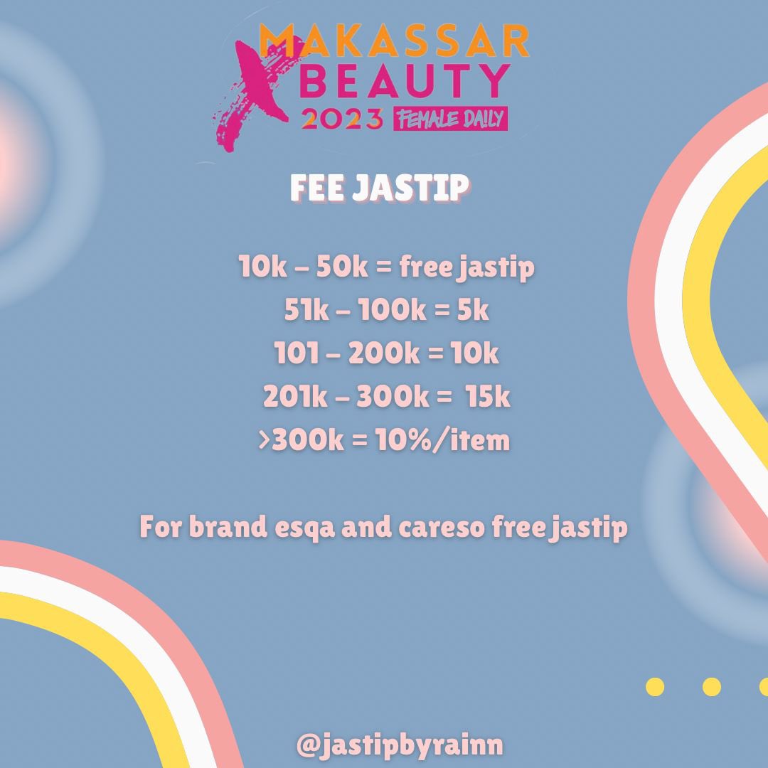 jirakitind's tweet photo. MAKASSARXBEAUTY2023 (1-3 september)

Aku open jastip yaaah boleh dm atau langsung join grup wa yaah 

https://t.co/OBrFvsYQkq

Yang luar makassar boleeeh kirim via shopee guyss☺️☺️☺️

⭐️KHUSUS ESQA &amp; CARESO FREE JASTIP⭐️

#makassarxbeauty2023 https://t.co/43tx0WSVaj