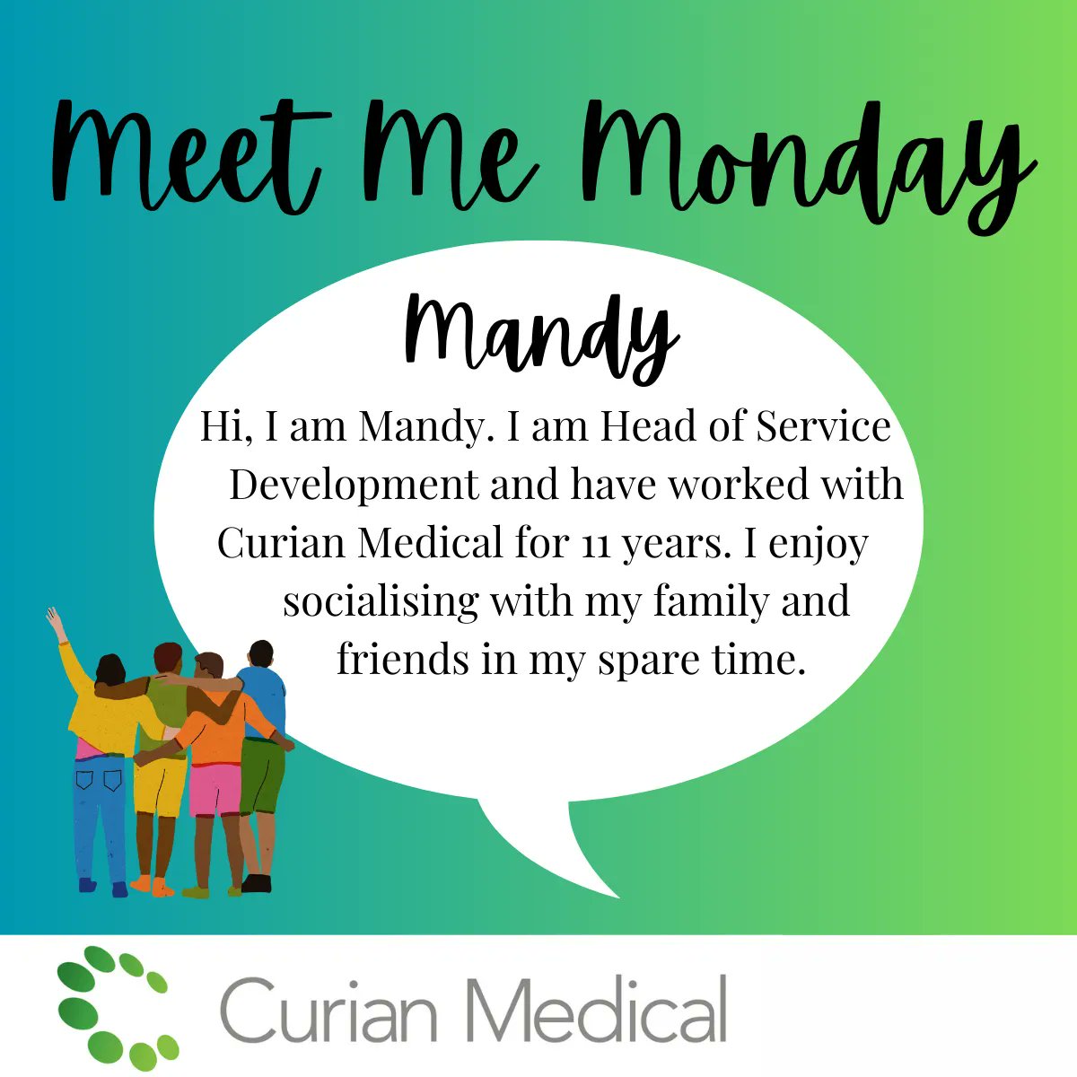 CurianMedical's tweet photo. Say Hello to Mandy, head of service development! https://t.co/PEOR2PE8Nj
