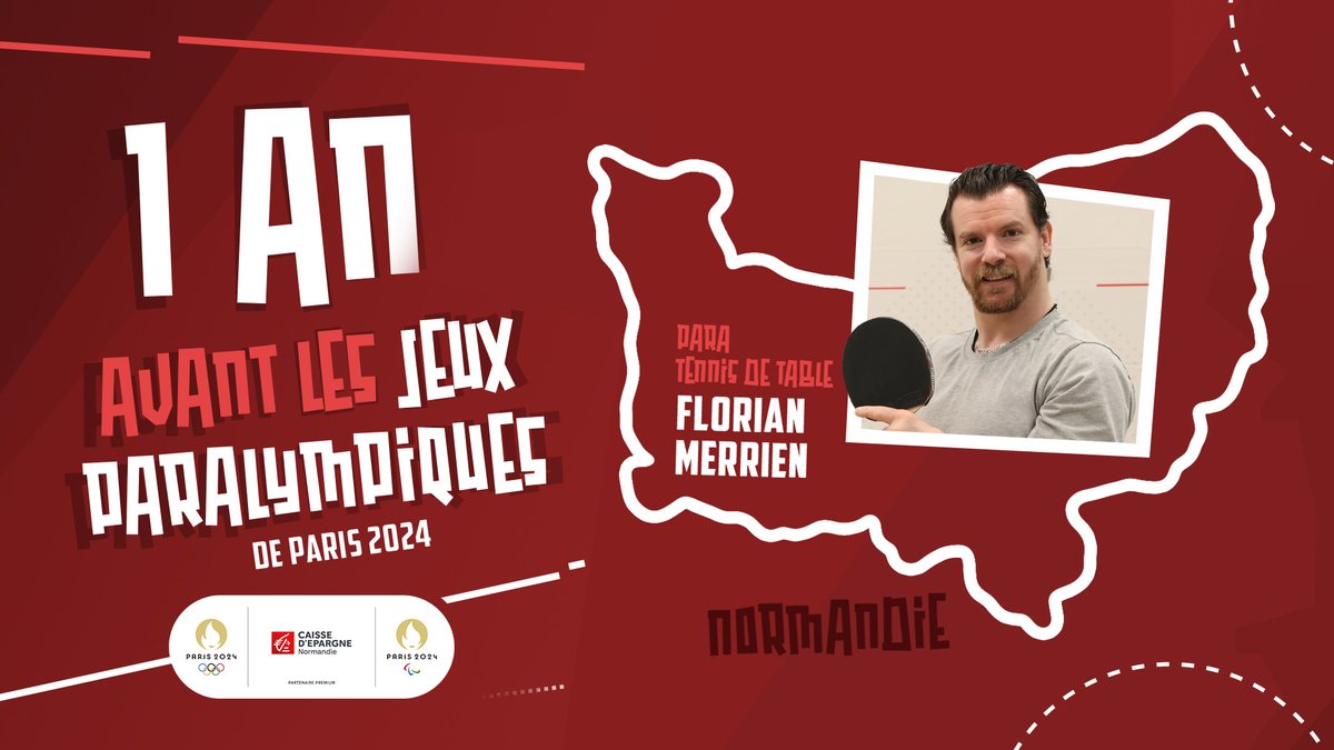 Caisse d'Epargne Normandie (@ce_normandie) on Twitter photo #Sport | La <a href="/CE_Normandie/">Caisse d'Epargne Normandie</a> contribue à faire de Paris 2024 des Jeux utiles à tous !
Nous sommes fiers d’accompagner <a href="/flomerrienping/">Florian Merrien</a> à 1 an des Jeux Paralympiques de <a href="/Paris2024/">Paris 2024</a>, dont nous sommes Partenaire Premium 🤜🤛
#VousEtreUtile #1YearToGo #Paris2024 #Sport | La <a href="/CE_Normandie/">Caisse d'Epargne Normandie</a> contribue à faire de Paris 2024 des Jeux utiles à tous !
Nous sommes fiers d’accompagner <a href="/flomerrienping/">Florian Merrien</a> à 1 an des Jeux Paralympiques de <a href="/Paris2024/">Paris 2024</a>, dont nous sommes Partenaire Premium 🤜🤛
#VousEtreUtile #1YearToGo #Paris2024