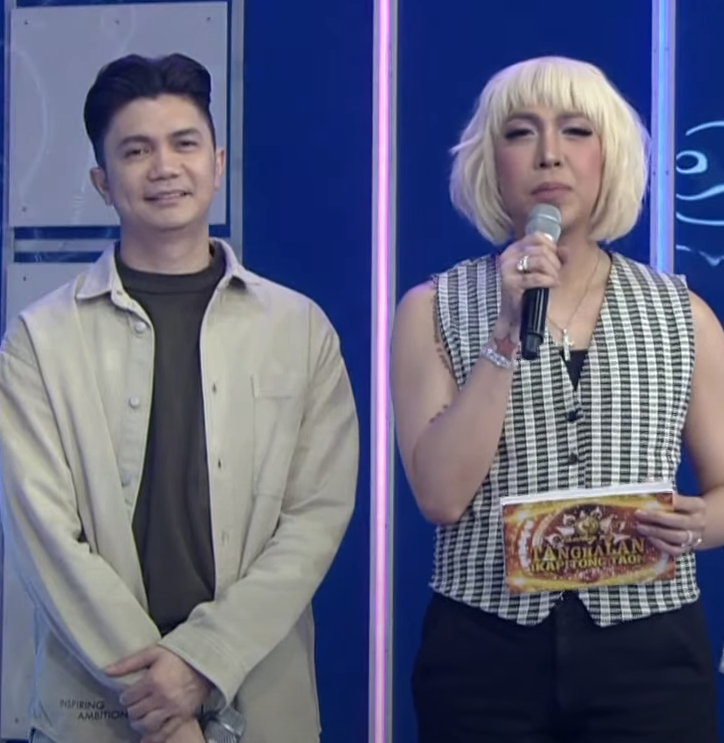 Kt_vhce's tweet photo. Same show
Same segment
Since day 1 🥹💙💜

#Vhoice
#ShowtimeNonStopSaya 
@vicegandako @VhongX44 https://t.co/vR6eFtbROr