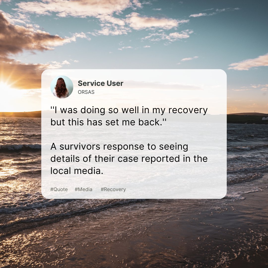 OrkneyRSAS's tweet photo. How violence against women is reported has a real life impact on survivors &amp; their healing journeys. Reading or hearing from others about reports of their case in local media can be extremely triggering, thus setting them back in their healing. 

#media #orkney #scotland #orsas https://t.co/Hl4ZZXXQXN