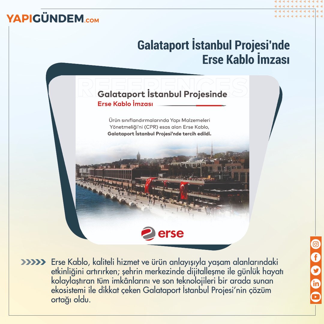 Galataport İstanbul Projesi’nde Erse Kablo İmzası

Haberin devamını okumak için linke tıkla
yapigundem.com/galataport-ist…

#yapigundem #inşaatşirketleri #sanalşantiye #devamedeninşaatlar #yeniprojeler #bilgibankası #ersekablo  #yapımalzemeleriyönetmeliği #zayıfakımkabloları