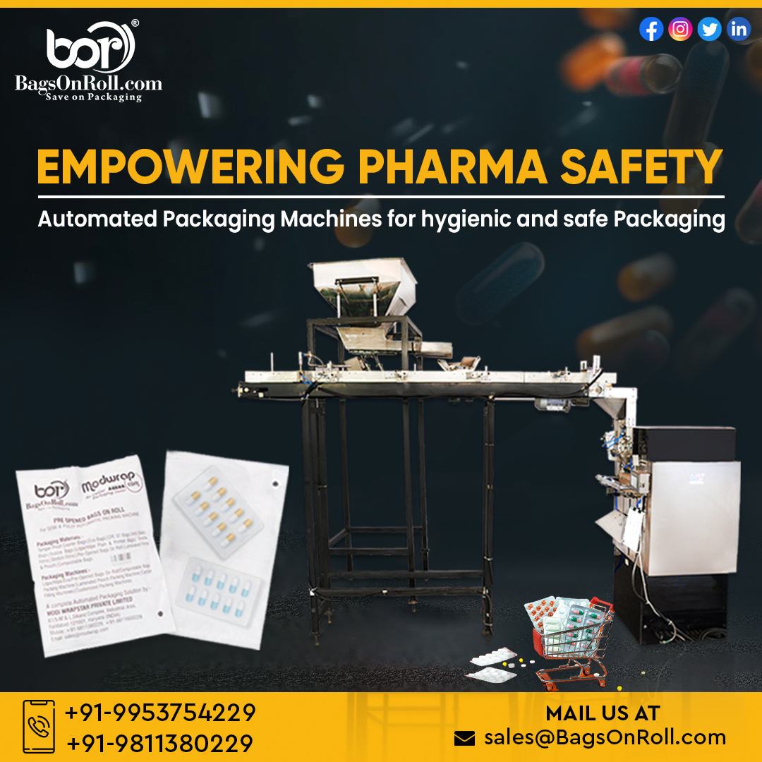 bagsonroll's tweet image. Empowering Pharma Safety:-
Automated Packaging Machines for hygienic and safe packaging

Connect with us to know more
📲 +91-9953754229, +91-9811380229
📩 sales@BagsOnRoll.com
🌐 bagsonroll.com

#bagsonroll #packagingmachine #packplus #exhibition #award