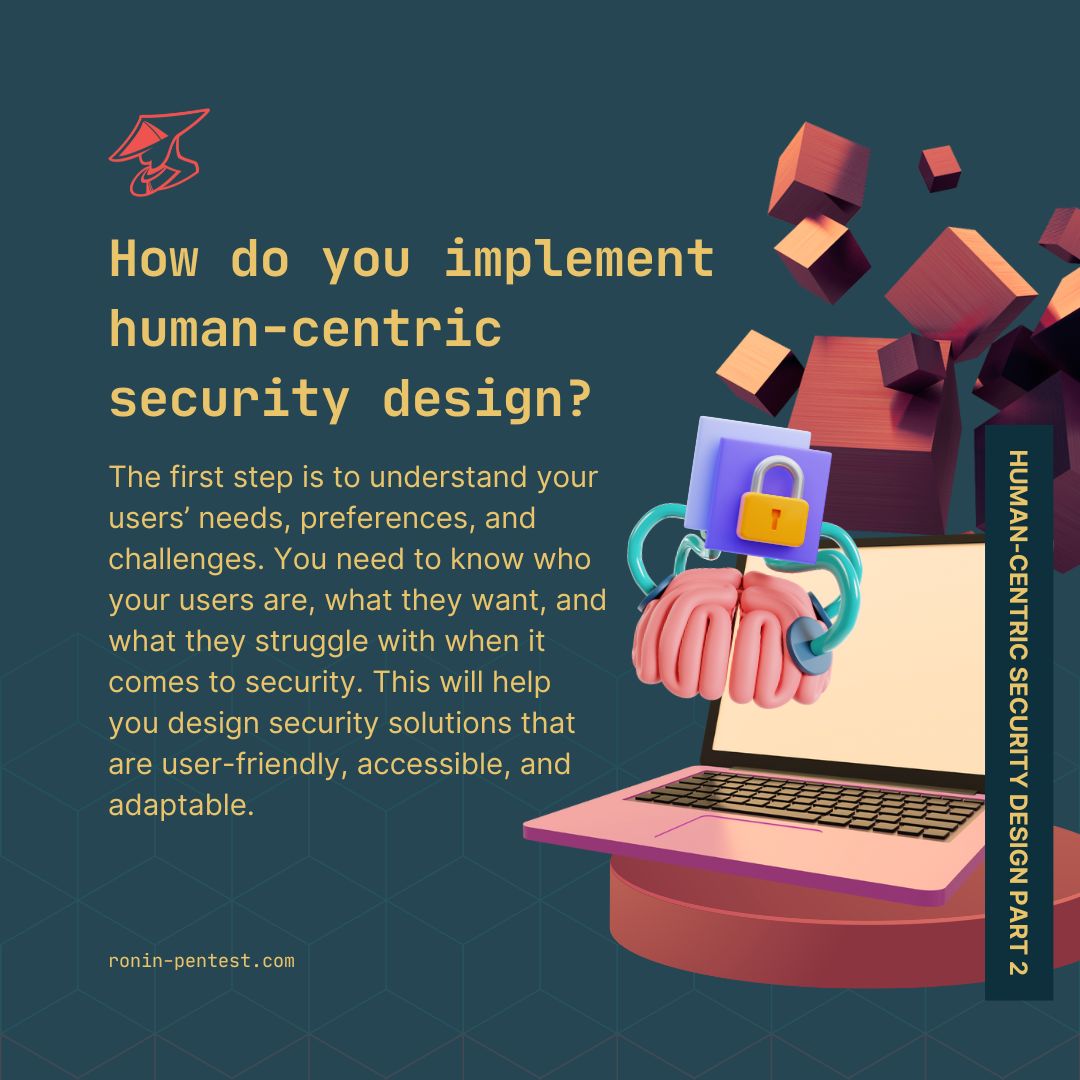 RoninPentest's tweet image. Human-centric security design is a new way of thinking about cybersecurity that puts users at the center. #VulnerabilityManagement #OnlineSafetySolutions #DataProtectionPartner #RoninPentest #defenseindepth
