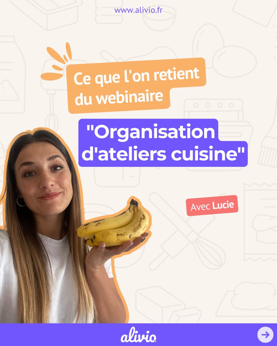 alivio_app's tweet photo. Nous avons organisé avec @dietalanoa un webinaire sur les ateliers cuisine que vous pouvez revoir en replay sur votre espace Alivio.

#alivioapp #aliviopro #dietetique #dieteticienne #dieteticien #btsdiet #btsdietetique #diet #alimentation #sante #dieteticiennenutritionniste https://t.co/MunFfXrai9