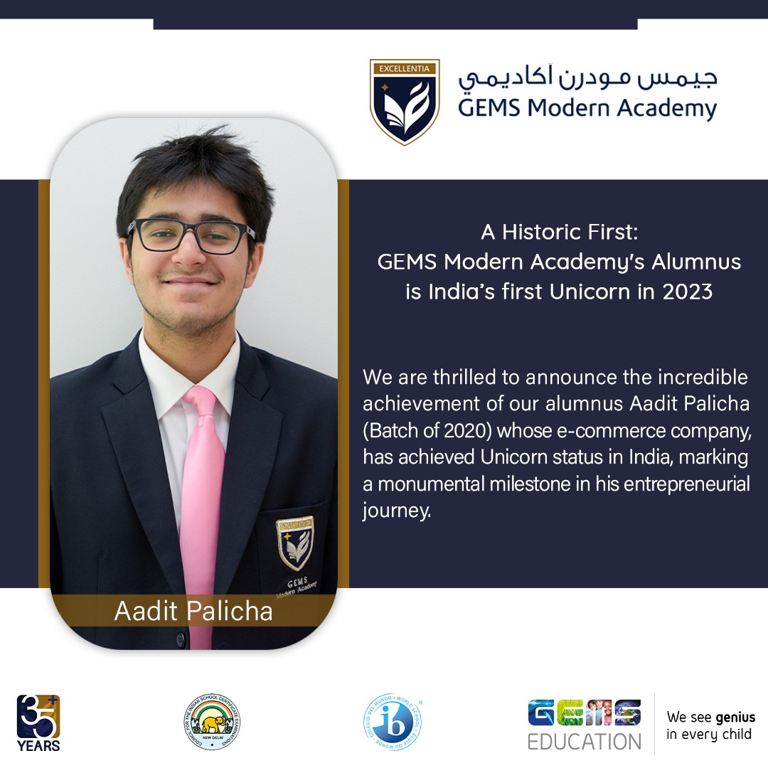 This school topper with a perfect IB Diploma Programme score, kickstarted his journey into innovation and business right here at Modern. We extend our heartfelt congratulations to Aadit Palicha for this phenomenal accomplishment! #ModernAchievements #ProudAlumni #StrongSchools