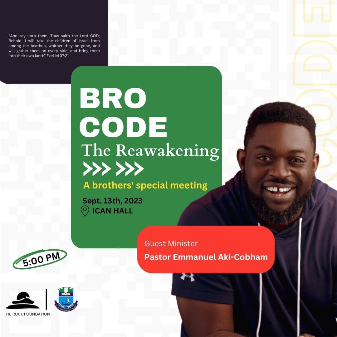 Re-awakened!!!
Unlock the secrets of true camaraderie and bond-building at the most anticipated event of the year! 
Dive  into the unwritten rules that strengthen the brotherly bond and forge lifelong connections.
 Join us at the "Bro Code: The Reawakening" A brother Meetings! 🤝