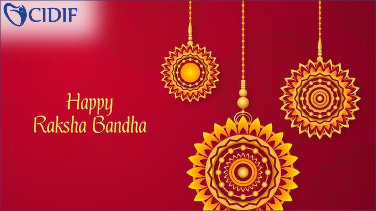 _CIDIF's tweet photo. Strengthening the bond that ties us
together - Happy Raksha Bandhan from our
organization to you and your loved ones! 🎉

#RakshaBandhan2023 #TogetherWeCelebrate
#RakshaBandhan #Rakhi #SiblingsLove
#BondOfProtection #FamilyTies #SiblingBonding
#FestivalOfLove #RakhiCelebration https://t.co/sECXehKWlk
