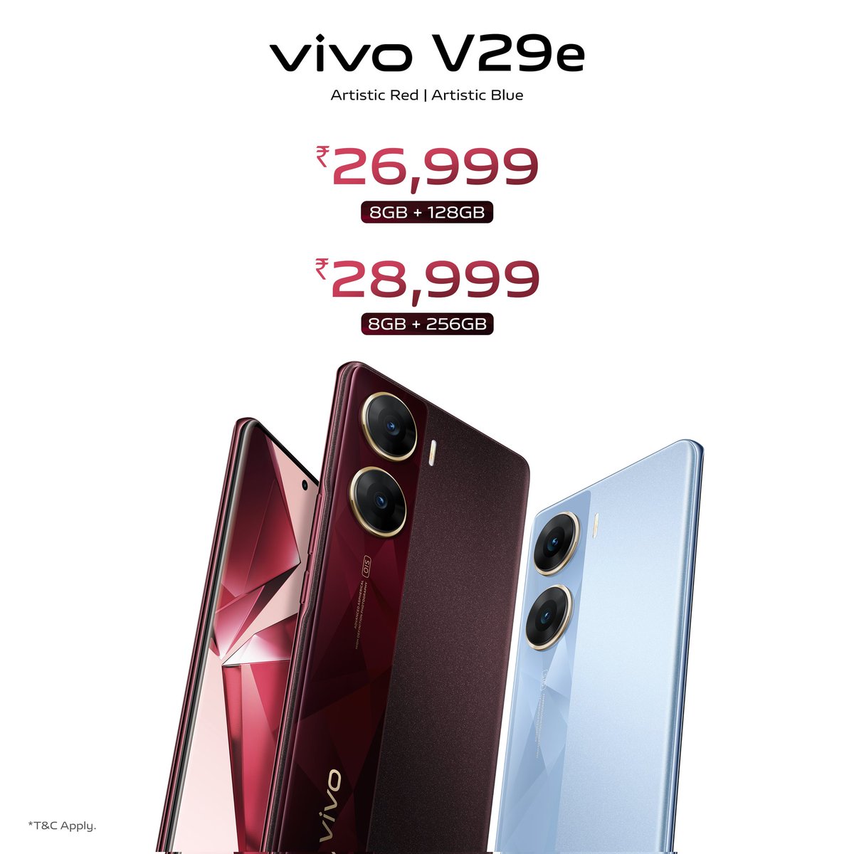 _MySmartPhone's tweet photo. Yess! #TheMasterpiece is finally here. And you can now #DelightEveryMoment of yours by pre-booking now!. Guess what, you're getting a 10% cashback too. 

Know more: https://t.co/YKbbYRXT8J

#vivoV29e  #ThePortraitMasterpiece #TheDesignMasterpiece https://t.co/cGA5hLNaga