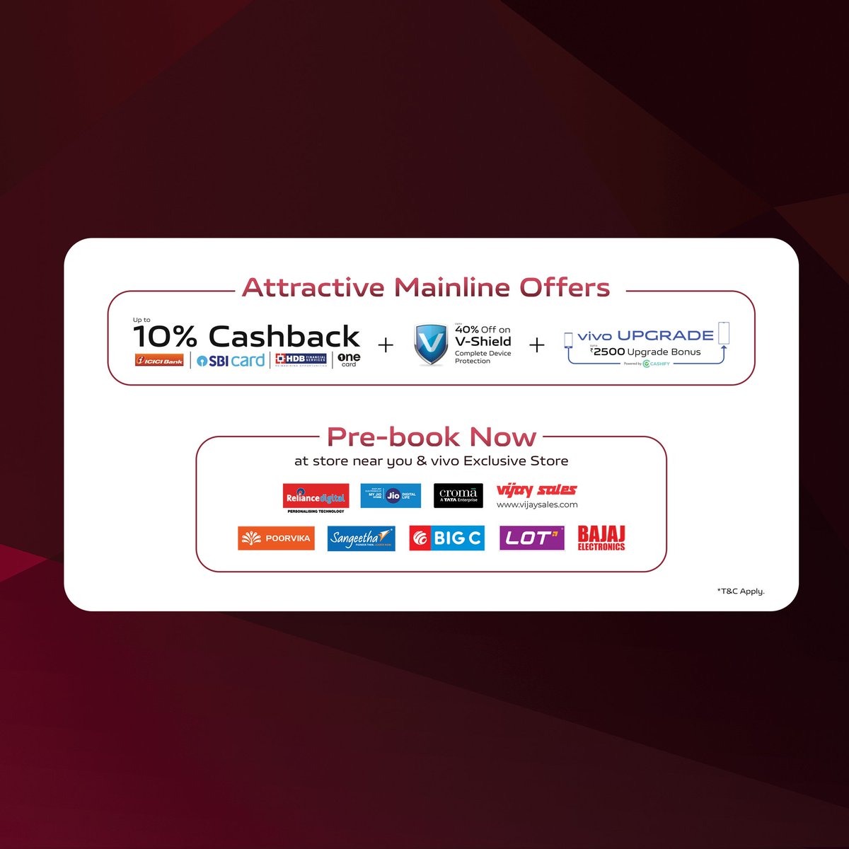 _MySmartPhone's tweet photo. Yess! #TheMasterpiece is finally here. And you can now #DelightEveryMoment of yours by pre-booking now!. Guess what, you're getting a 10% cashback too. 

Know more: https://t.co/YKbbYRXT8J

#vivoV29e  #ThePortraitMasterpiece #TheDesignMasterpiece https://t.co/cGA5hLNaga