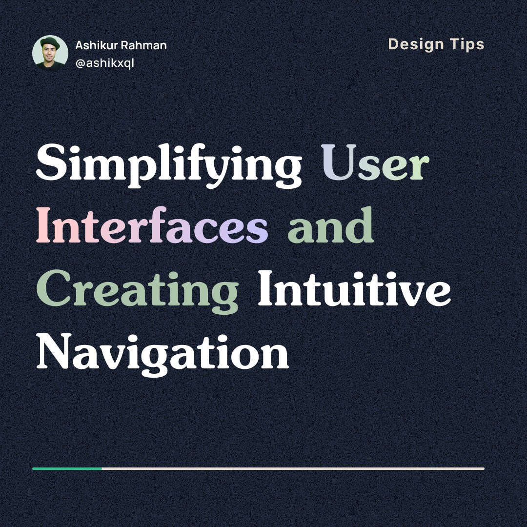 ashikxql's tweet image. 😎 Simplifying User Interfaces and Creating Intuitive Navigation.

Visit: designpicko.com

#ClearNavigation #SimplifyUX #EasyNavigation #ClutterFree #UserTesting #EngagingUI #SimpleInteractions #IntuitiveDesign #UserExperience #SimplifiedUI #OrganizedUI #DesignSimplicity