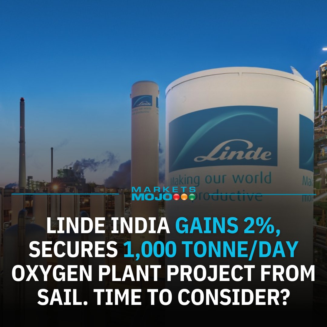 Linde India secured a 1000 tonne/day project with SAIL, pushing the stock’s shares up by 2%.  Dive deep into the metrics before you invest. Make sure to check our stock's rating and the call.

Link- marketsmojo.com/Stocks?StockId…

#LindeIndia #SAIL #LindeIsEverywhere #IspatiGyan