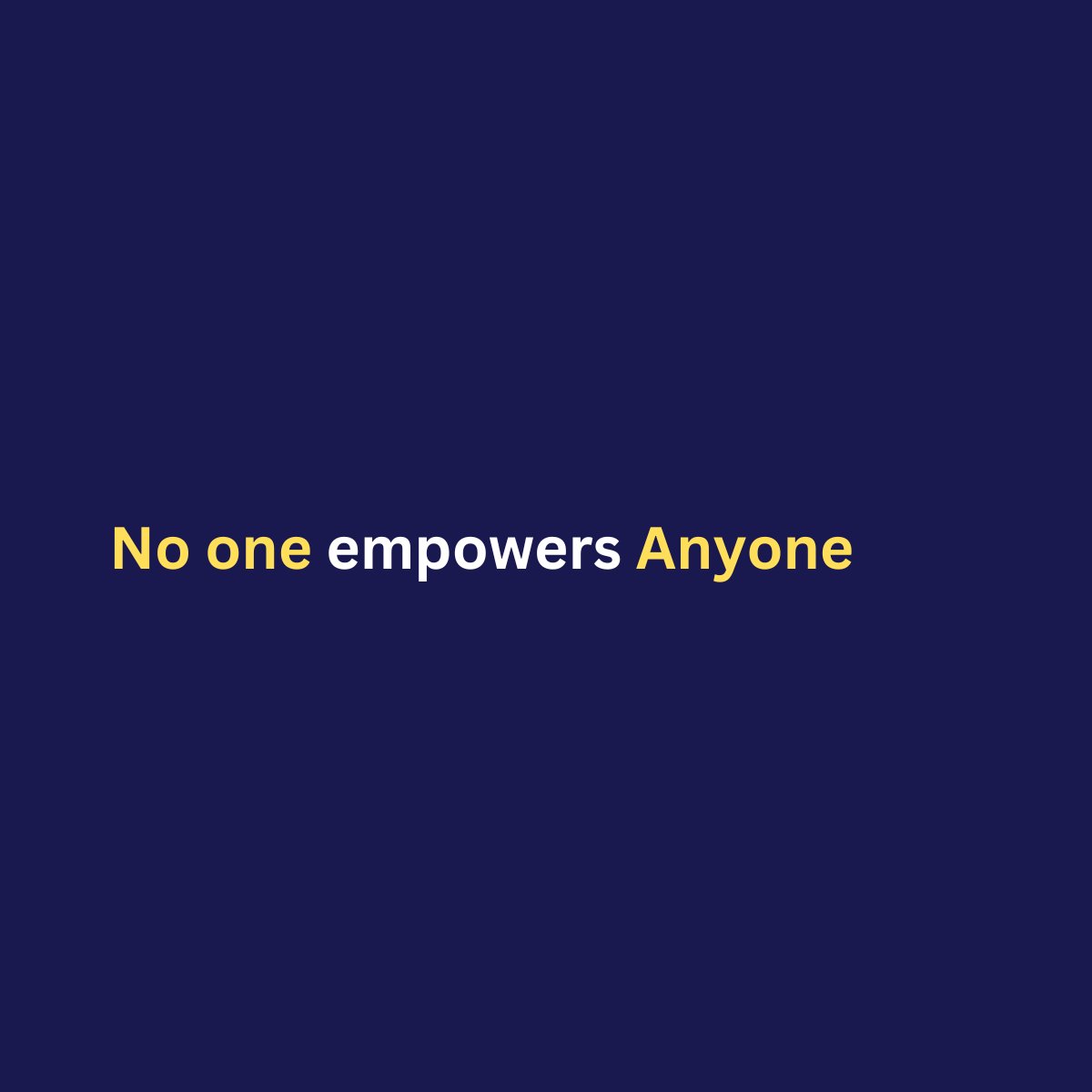 d_thesimplifier's tweet image. No one empowers anyone.

I can't empower my team. 
I can only amplify the qualities that already reside within them.

I stopped trying to empower my people.
Instead, I shifted my focus to finding the right individuals with the right qualities for my business.

#thesimplifier