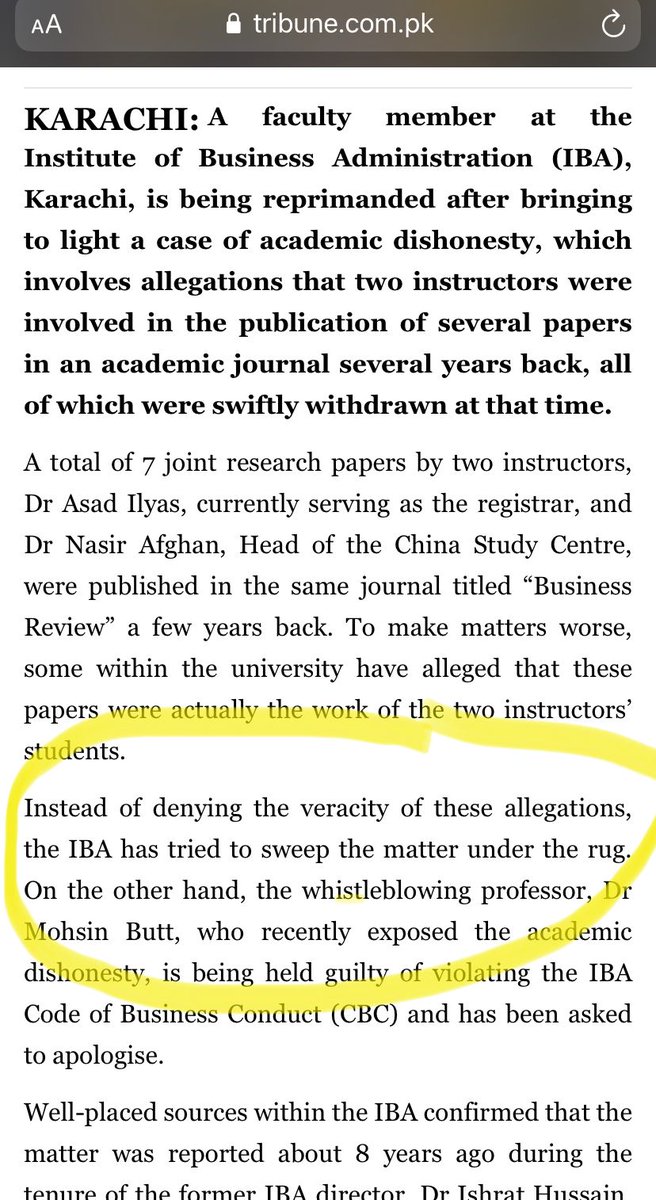 Iam_Mian's tweet image. Our media must need proper investigation first ... Most of the times they are spreading fake news just to defame the companies.... Same is happening with IBA , IBA is a well known reputed institution.... Allegations against them are baseless.... Here's some facts everyone must…