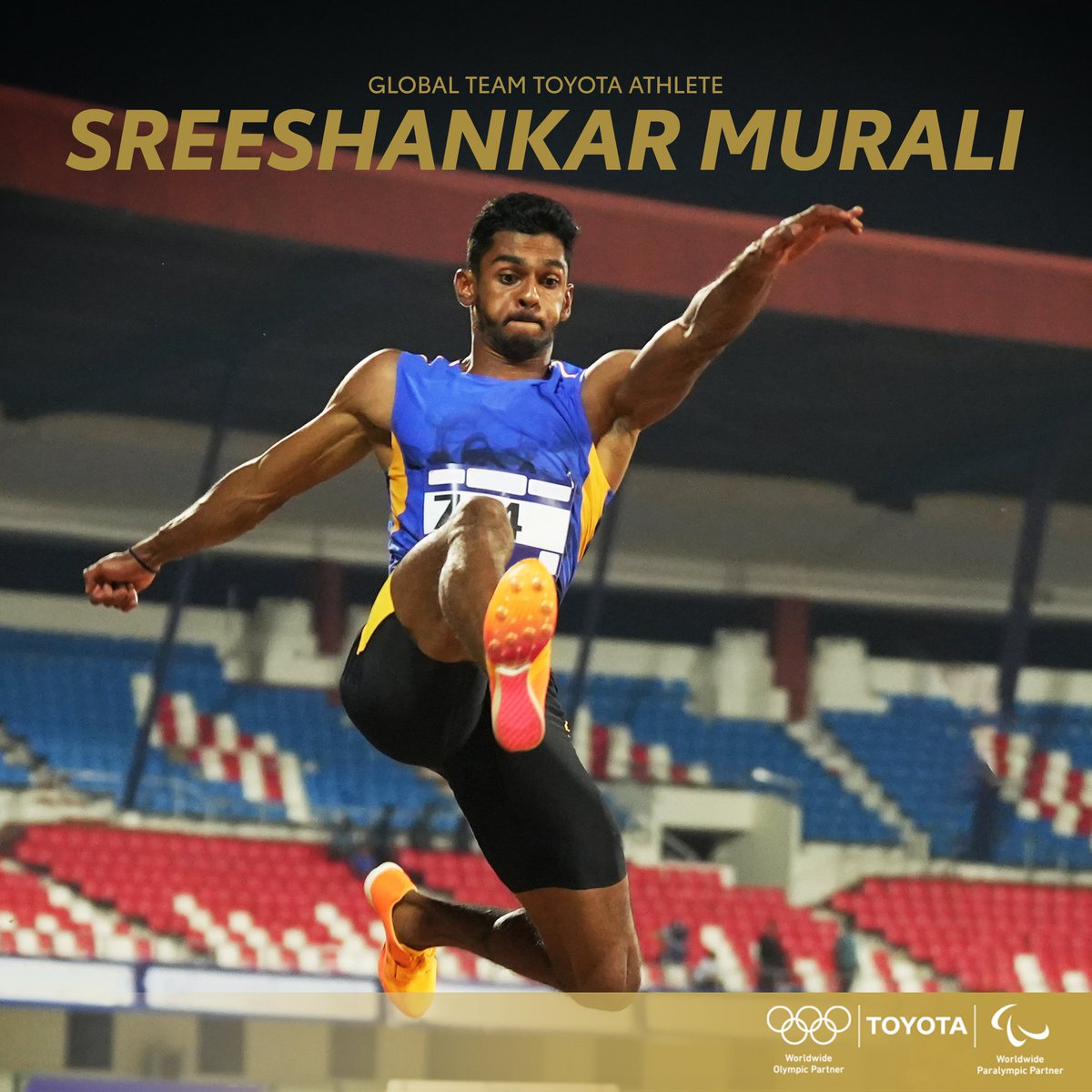 With less than one year to the #OlympicGames, we’re thrilled to announce that we’ve partnered with @SreeshankarM to support his journey towards #Paris2024.
Welcome to #TeamToyotaAsia!
#StartYourImpossible #Paris2024 #Toyota #OlympicGames #OfficialSponsor