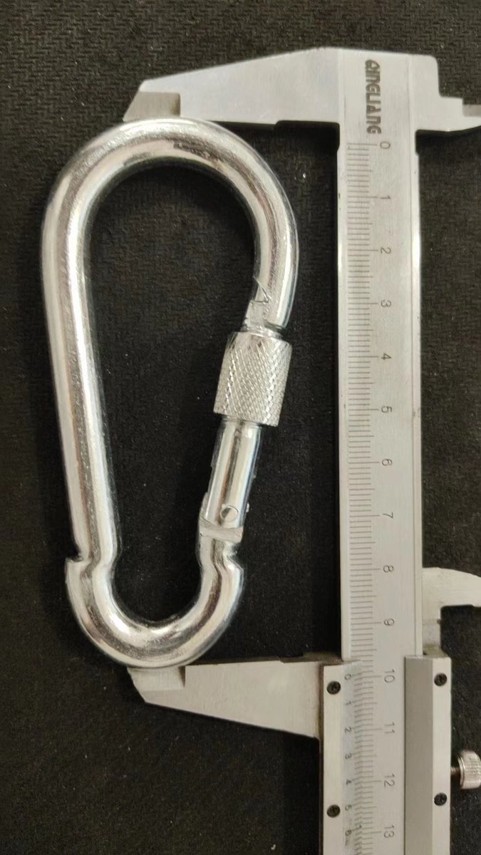 40mm 50mm 60mm 80mm 90mm 100mm 110mm 120mm 140mm Stainless Steel Spring Snap Hook Carabiner Whatsapp:+8618622085256 Email:sales@fayean-ssfittings.com