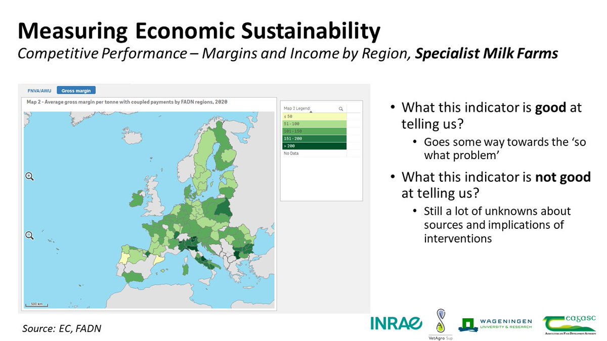 AnimalTaskFrc's tweet photo. 🔴 Fiona Thorne @teagasc presenting the economic sustainability of dairy production systems in the 🇪🇺 and beyond
#EAAP2023Session02 @EAAPofficial @eaap2023Lyon 
with @INRAE_France @VetAgroSup @WUR https://t.co/JnuhS7BHn8