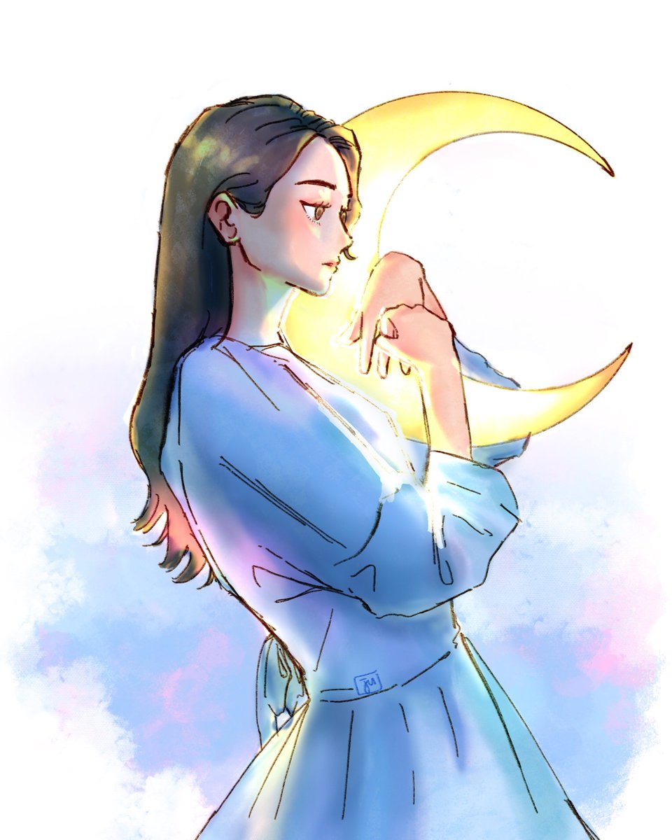 Been and Moon 🌙 by @ya_joohere (thank you so much for this beautiful artwork 🥹💖🫶🏻)