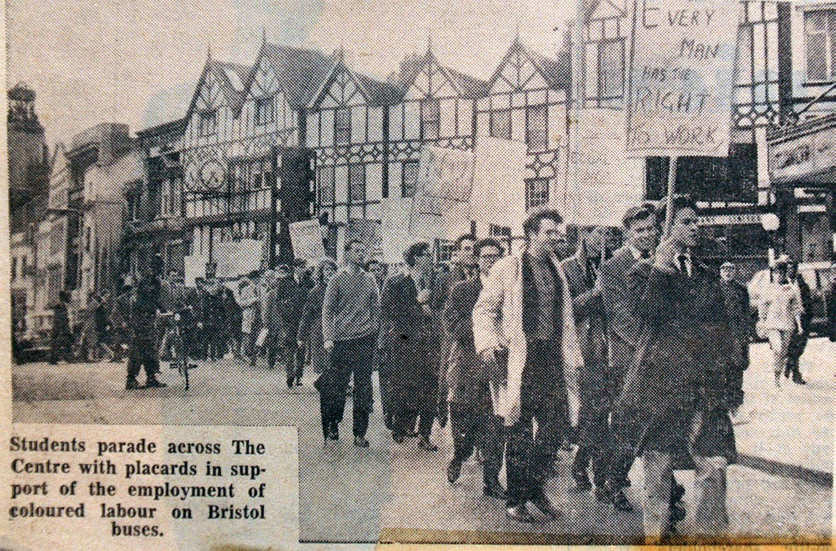 Today marks the 60th anniversary of the day the Bristol Bus Boycott came to an end. We are honoured to be a part of our rebel city, where activists have been fighting for what is right for so long. #BBB60 📷: Tom Pilston / Bristol Evening Post