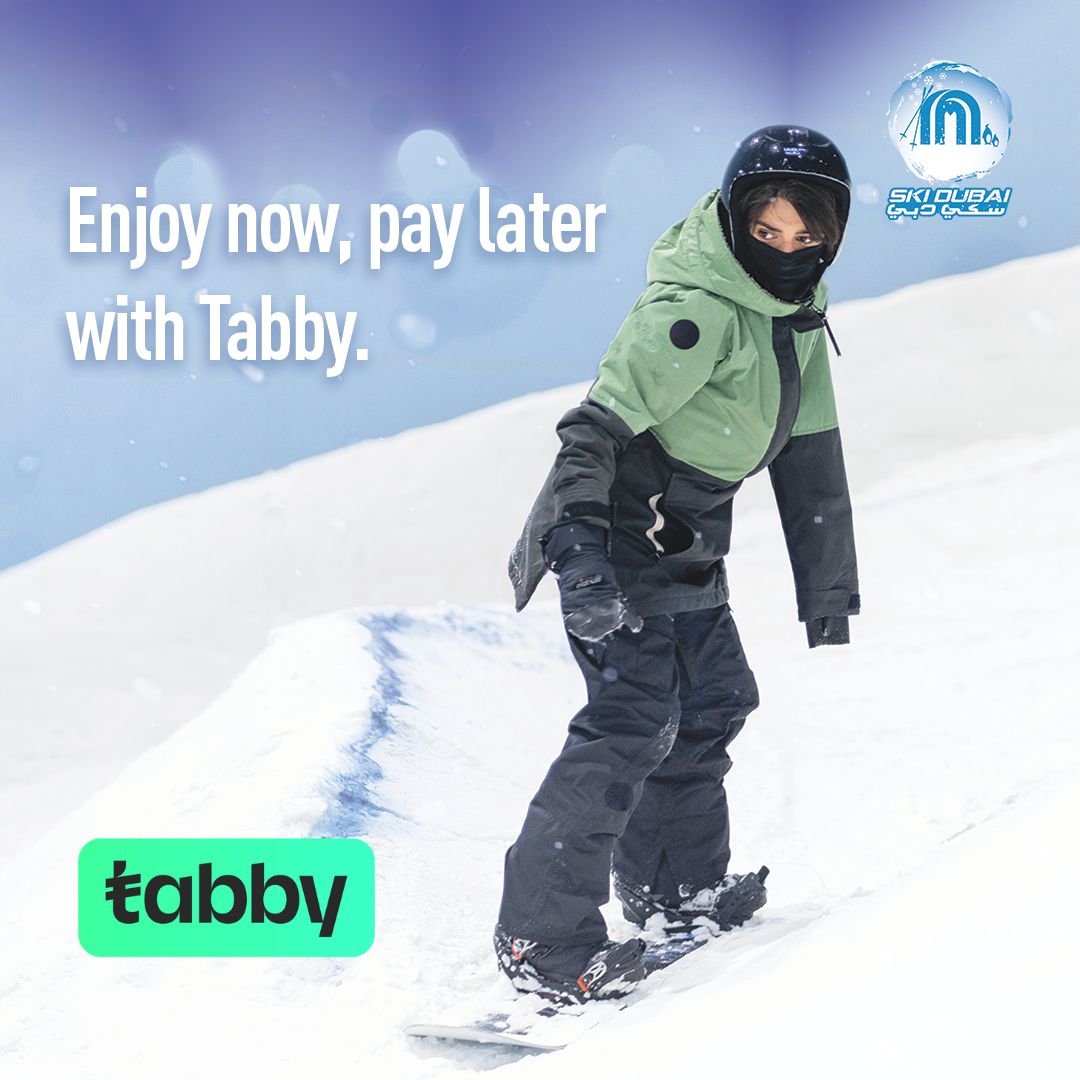 We’re teaming up with our friends at <a href="/tabbypay/">Payton K.</a> to bring you flexible payments! Select Tabby at checkout to split your total purchase into 4 monthly payments at no interest with any card.

#SkiDubai #GreatMoments <a href="/MajidAlFuttaim/">Majid Al Futtaim</a>