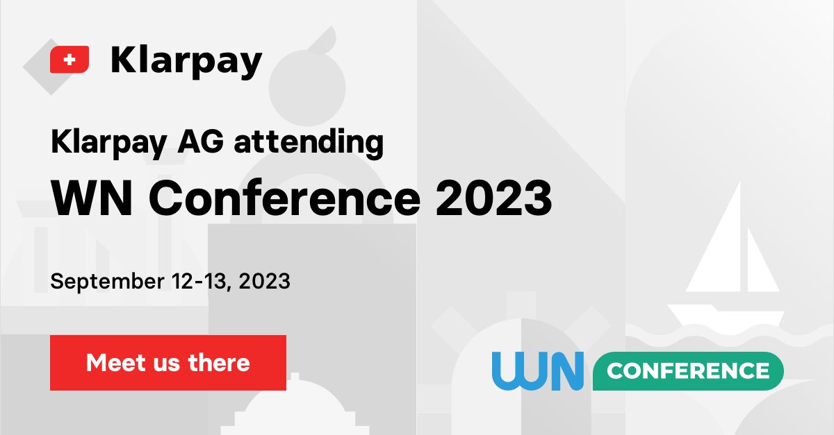 Don't miss the chance to connect with Klarpay's team at @wnconf! To schedule a meeting, click here: bit.ly/3EgWhb4

Meet us there!

#Klarpay #wnconf #payments #banking #businessaccounts #networking