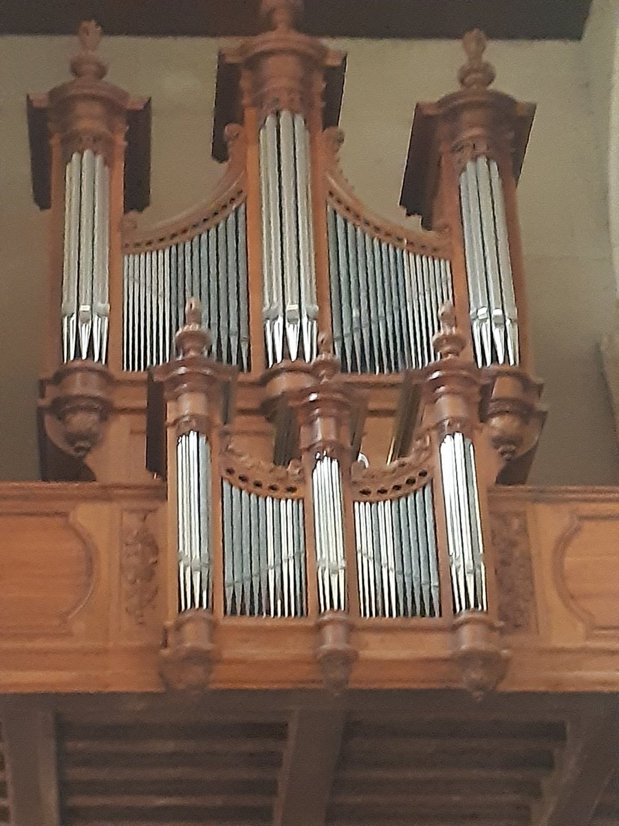 DrChrisMaxim's tweet photo. So rare to hear French #PipeOrgans being played, so a
real treat yesterday to arrive at Eglise Saint-Brice, Ay-Champagne minutes before a choral concert with organ solos by Benoit Lebeau was about to begin.

https://t.co/lNklMSaTrC https://t.co/3Akwmlm76n