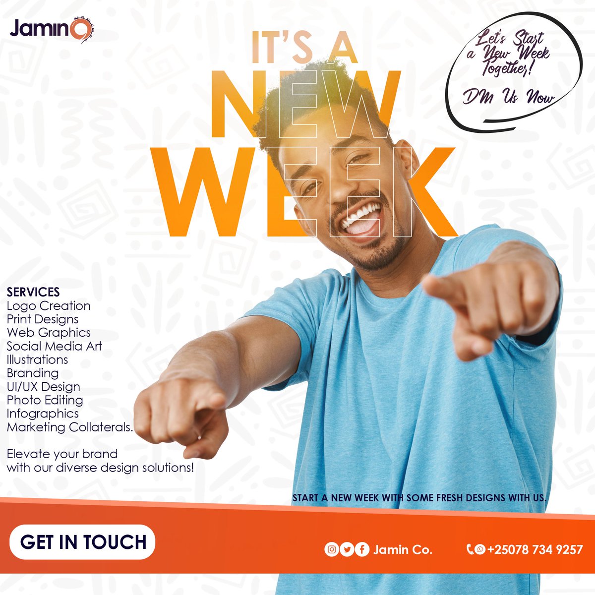 madebyjamin's tweet photo. Embark on a Week of Creative Brilliance with Us! 🌟✨ Let's kickstart your journey by crafting designs that inspire and captivate. Together, let's make this week a canvas of endless possibilities. #NewWeekNewDesigns #CreativeJourney #DesignInspiration  #MondayMotivation https://t.co/lW99sqv5T3