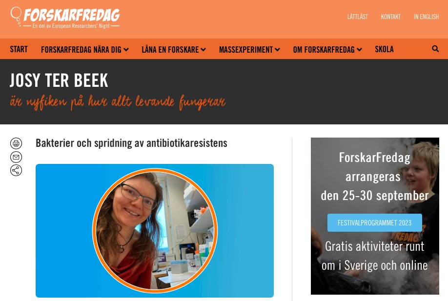 I'm booked by 6 school classes for #forskarfredag ! 😅I will discuss #AntibioticsResistance (#AMR) with 14/15 year olds from the local English school <a href="/UmeaKommun/">Umeå kommun</a> &amp; will go "DNA fishing" with 10 year olds at Sjöfruskolan with <a href="/JosefinForslund/">Josefin Forslund</a>🧬🎣! <a href="/umeauniversity/">Umeå University</a> <a href="/vetenskapoallm/">Vetenskap & Allmänhet (Public & Science Sweden)</a>