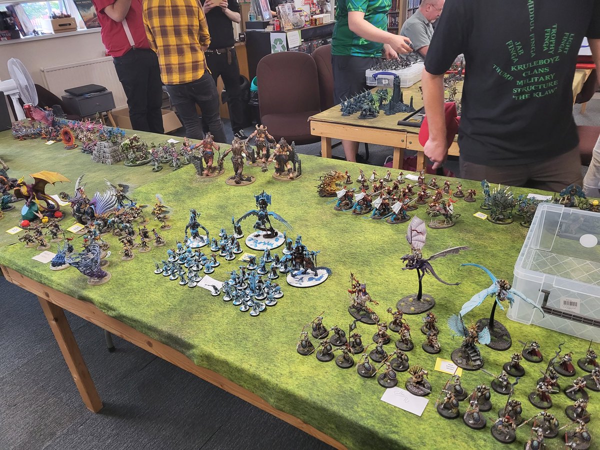 BDFA50's tweet photo. Boys up for best painted. Another great time at BBB my first time 2-3 but the slime boys keep moving. I cant find my OBR opponent on here but if you see this im still sorry! #50%winrate #movinguptherankings https://t.co/Y1z9eNqNhH