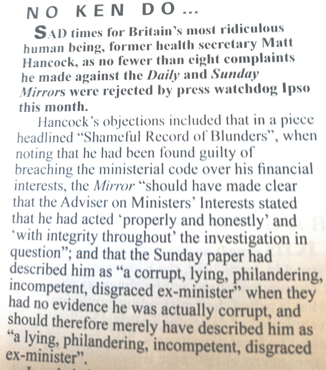 moridura's tweet photo. #Tory_Minister_ex What admirable human beings Tories choose for Government ministers!
#Private_Eye https://t.co/6Rk51WVoba