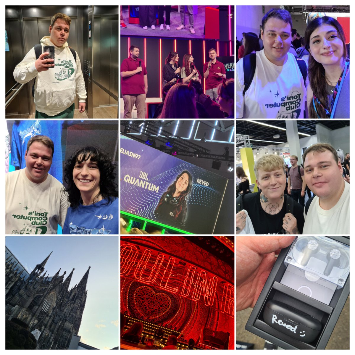 Mein GC Wochenende! 

Auch wenn ich Toni leider nicht sehen konnte, (gute Besserung an der Stelle! ❤️) war Shirli sowieso ein mehr als passender Ersatz! Dieses Wochenende war das schönste seit langer Zeit! 

Und wie geil sind die signierten TWS?

<a href="/RevedTV/">Antonia</a> 

#gamescom #reved #jbl