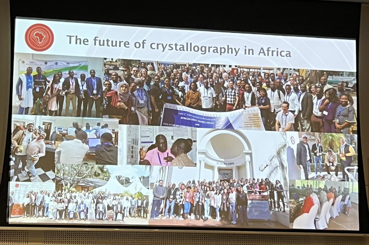 Delia Haynes presenting the history and future of crystallography in Africa at <a href="/IUCr/">IUCr</a> 75th anniversary <a href="/IUCr2023/">IUCr2023</a> <a href="/AfCA_social/">African Crystallographic Association</a>