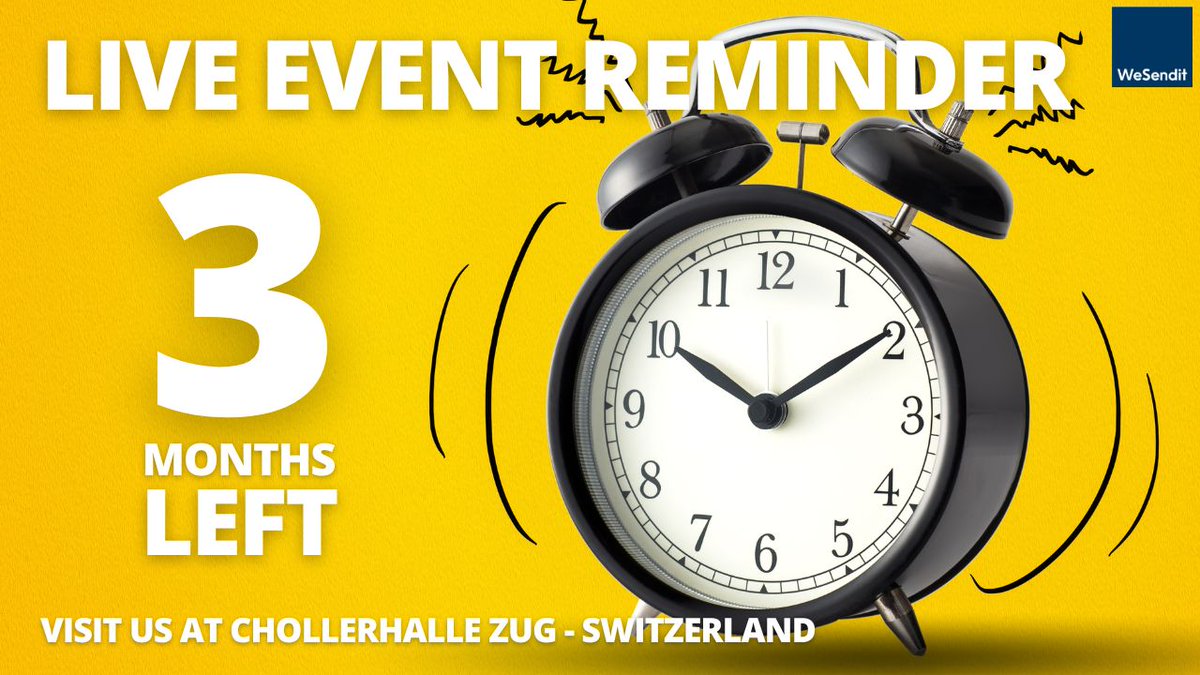 WeSendit's tweet photo. 🎉 Reminder for the upcoming #WeSendit live event on Nov 25th at Chollerhalle Zug, Switzerland! 🇨🇭 Join us for a day of inspiration, connection, and creativity. Let's celebrate community and innovation together! Learn more: https://t.co/NCLaY3jXqj #WeSendit #Chollerhalle https://t.co/D7zeVyJy37