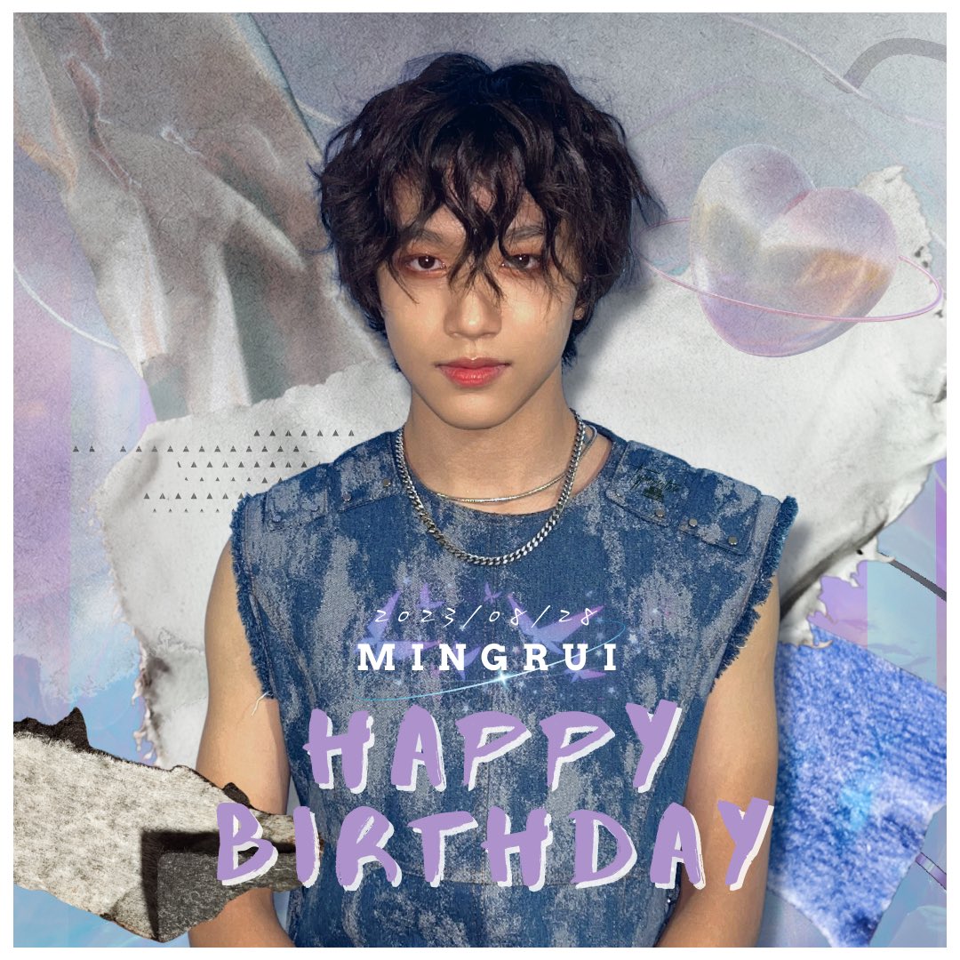 TypewriterBoss's tweet photo. Then God sent you from the stars, became my extraordinary blessing.

Happy Birthday to our Mingrui!
#boystory #hanyu #zihao #xinlong #zeyu #mingrui #shuyang #jyp https://t.co/JHlwyQieTM