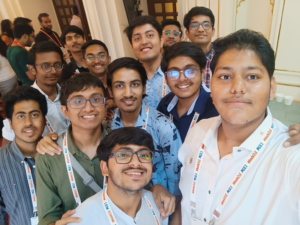 Hey peeps !! 🚀

Got a chance to attend the #NamasteWeb3 event - Jaipur phase - along with my @cipher_lnmiit mates and amazing seniors.

Met some amazing people who shared some valuable insights about the ongoing advancements in the Web3 industry.